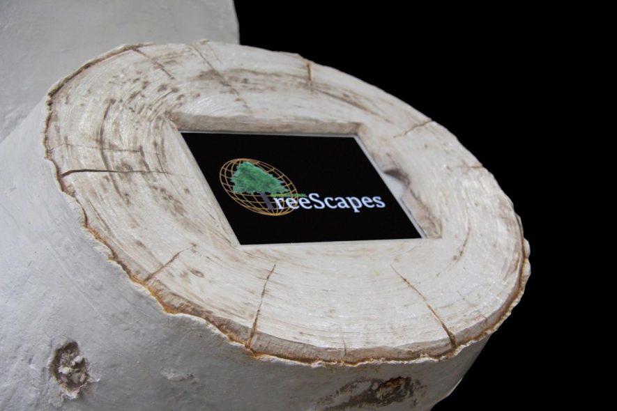 Fabricated Birch Tree - Smart-Trees Tablet Display