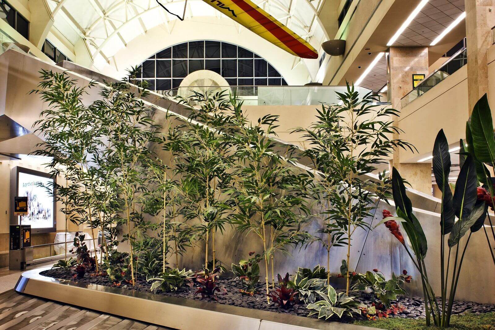 Fabricated Trees and Plants at John Wayne Airport
