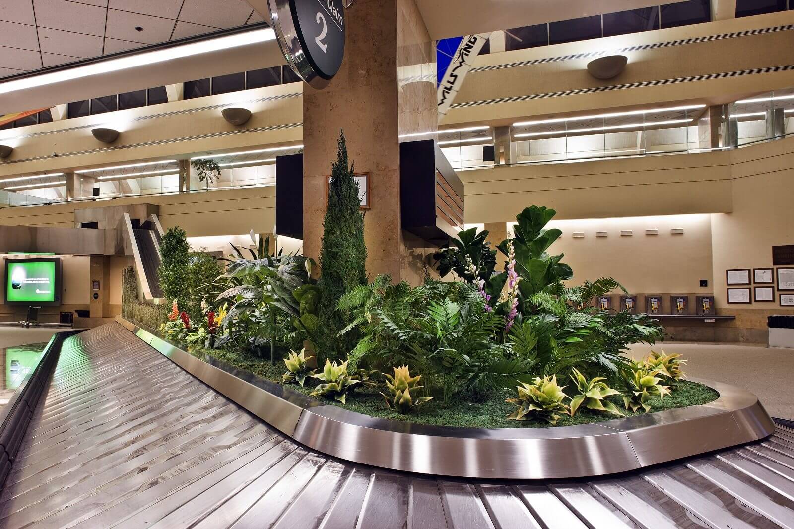 Fabricated Trees and Plants at John Wayne Airport