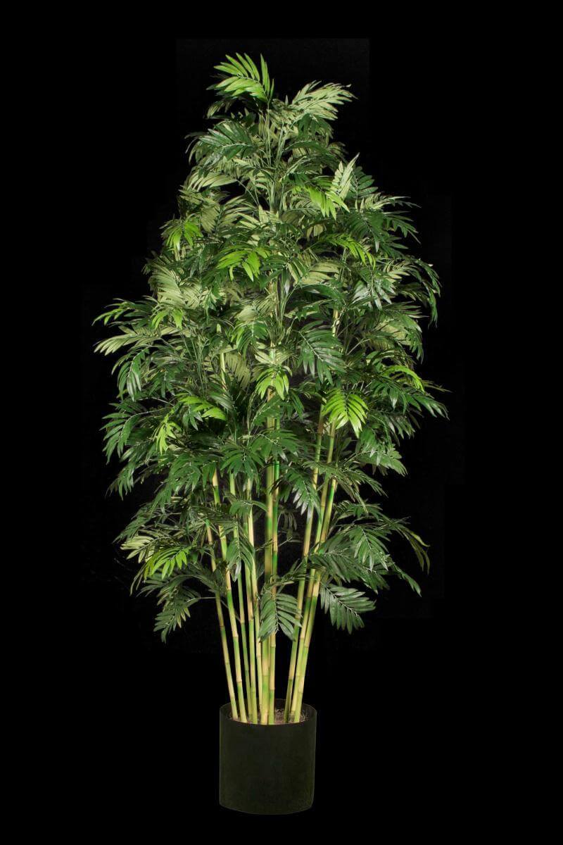 Artificial bamboo palm plant
