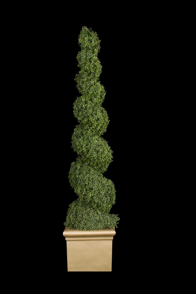 Replica boxwood topiary spiral product