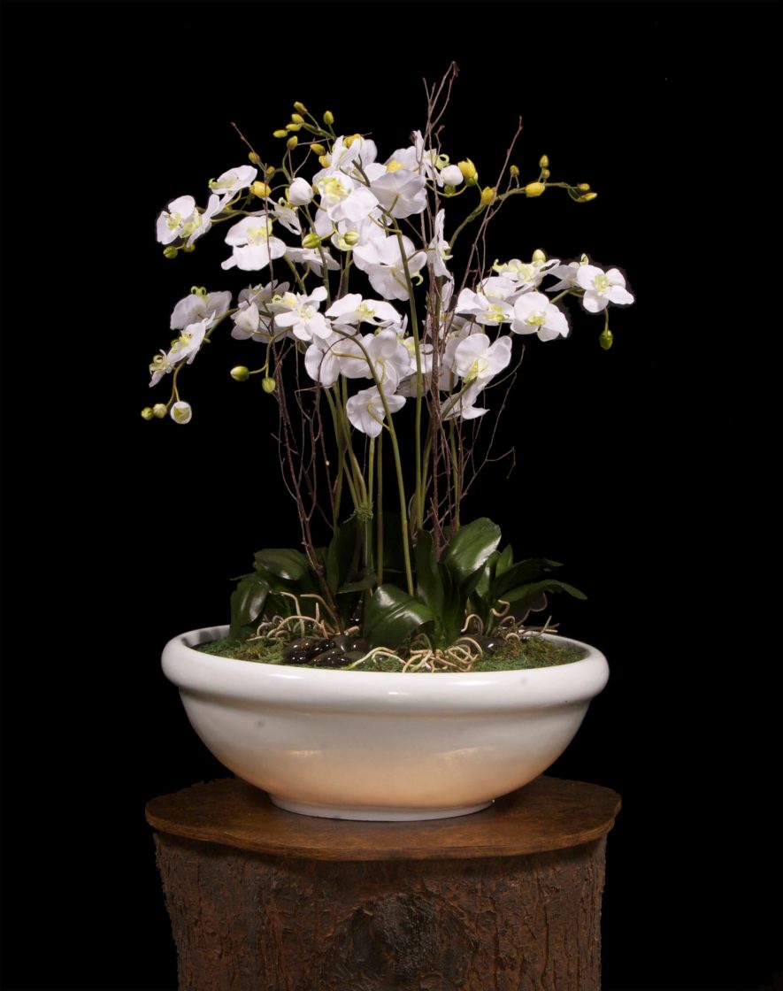 Replica phaleonopsis orchid flower arrangement