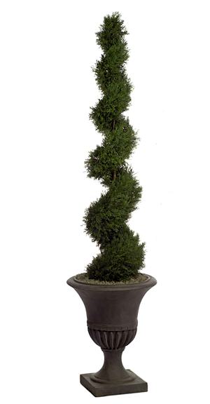 Fabricated Spiral Topiary