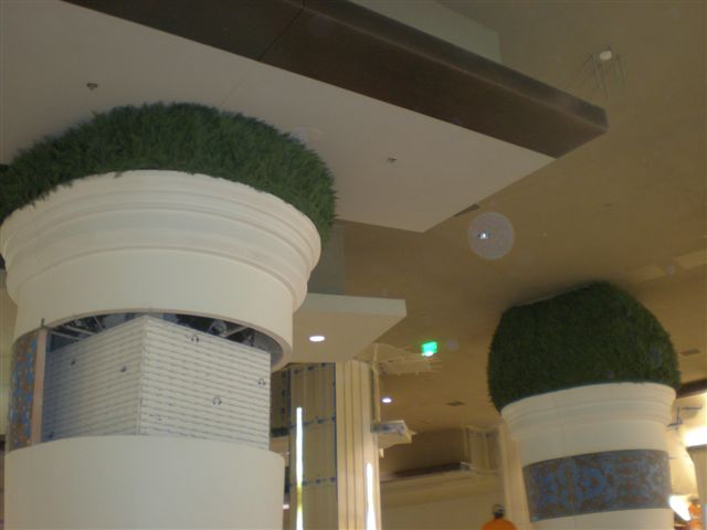 Ceiling High Ball Topiaries