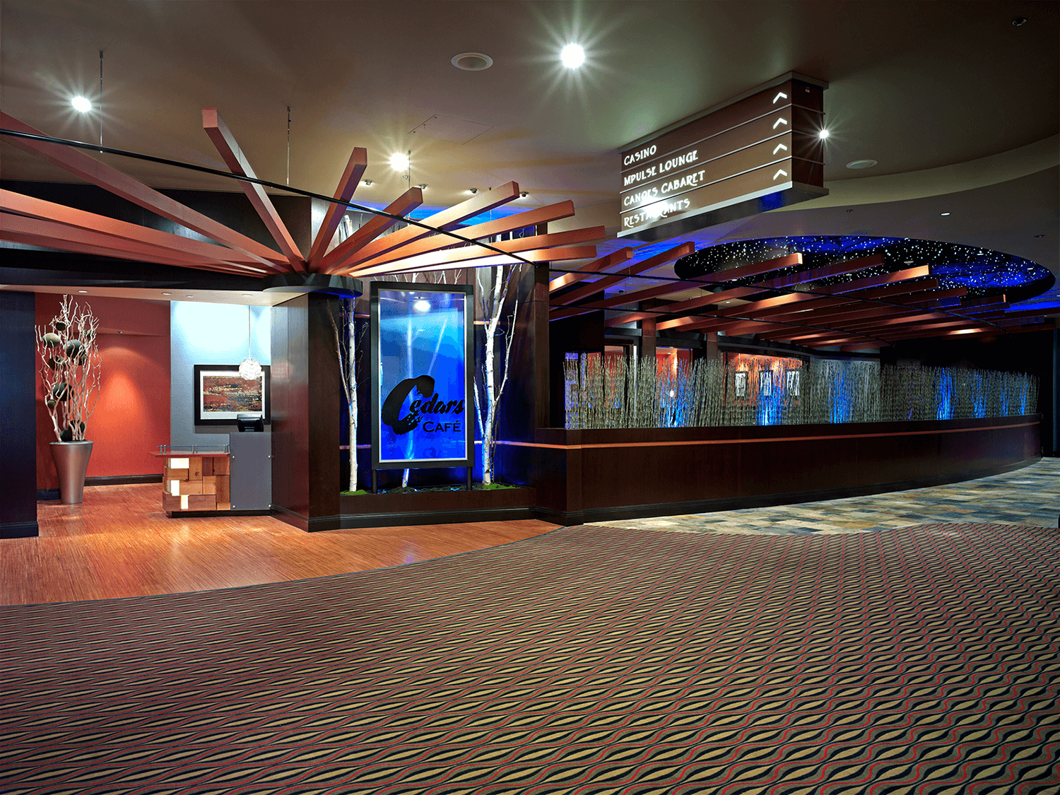 Cedars Cafe Entrance at Tulalip Casino