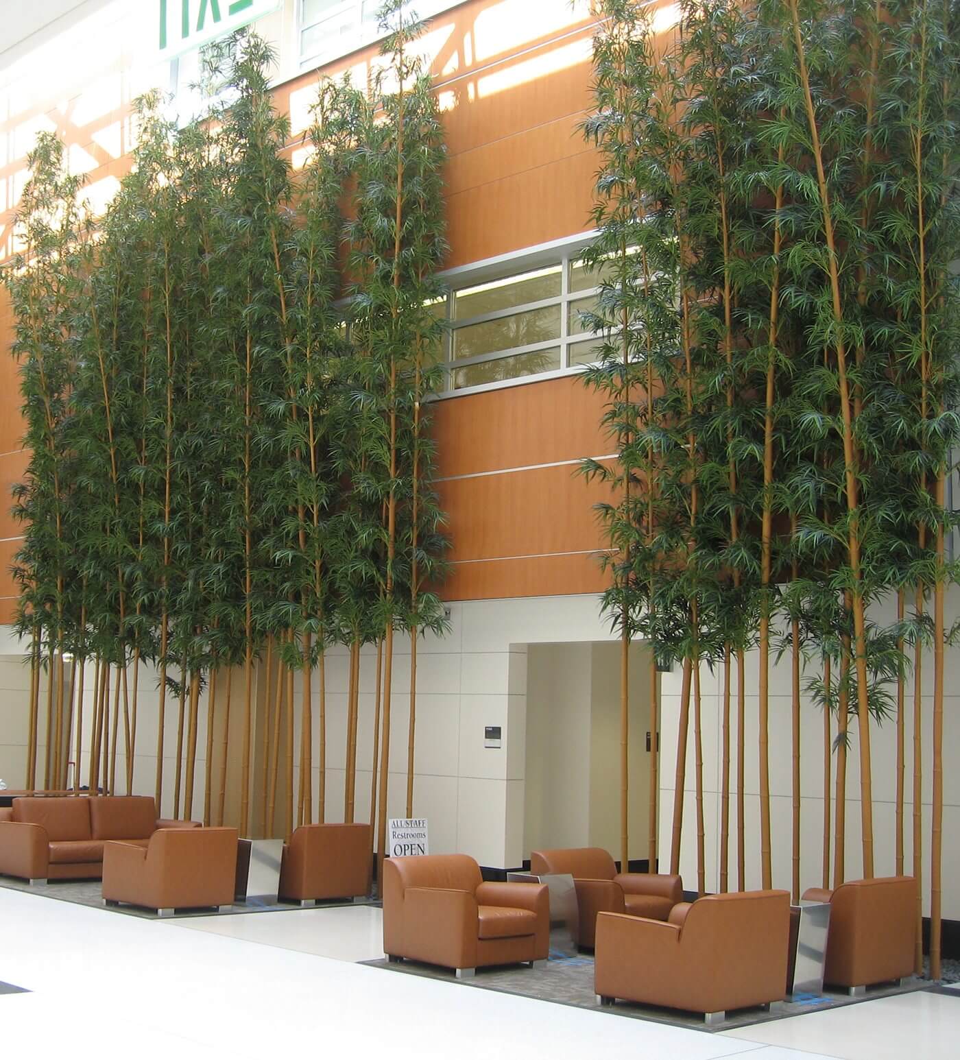 Fabricated Golden Oriental Bamboo at Hospital