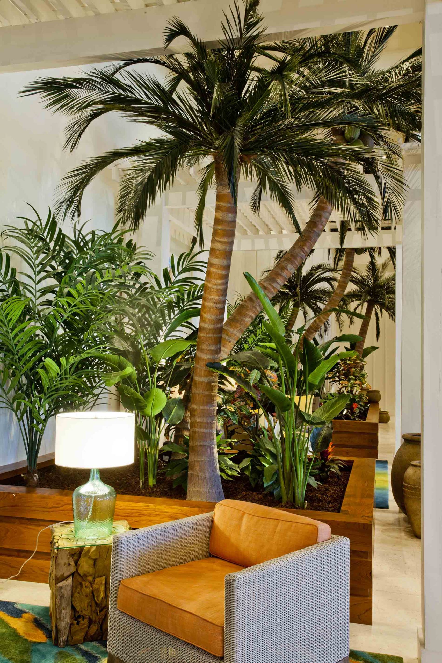 Fabricated Palm Trees and Plants at Margaritaville lounge