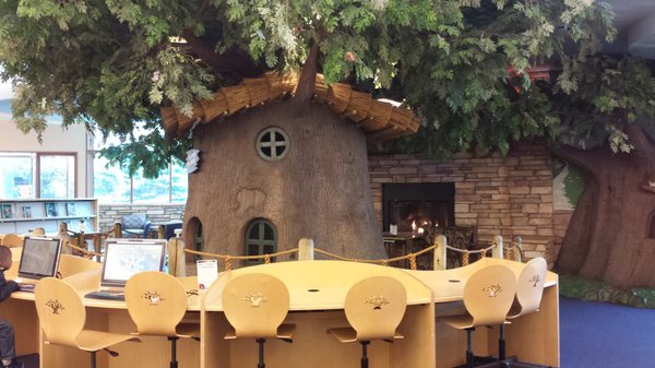 Reader's Treehouse in Library
