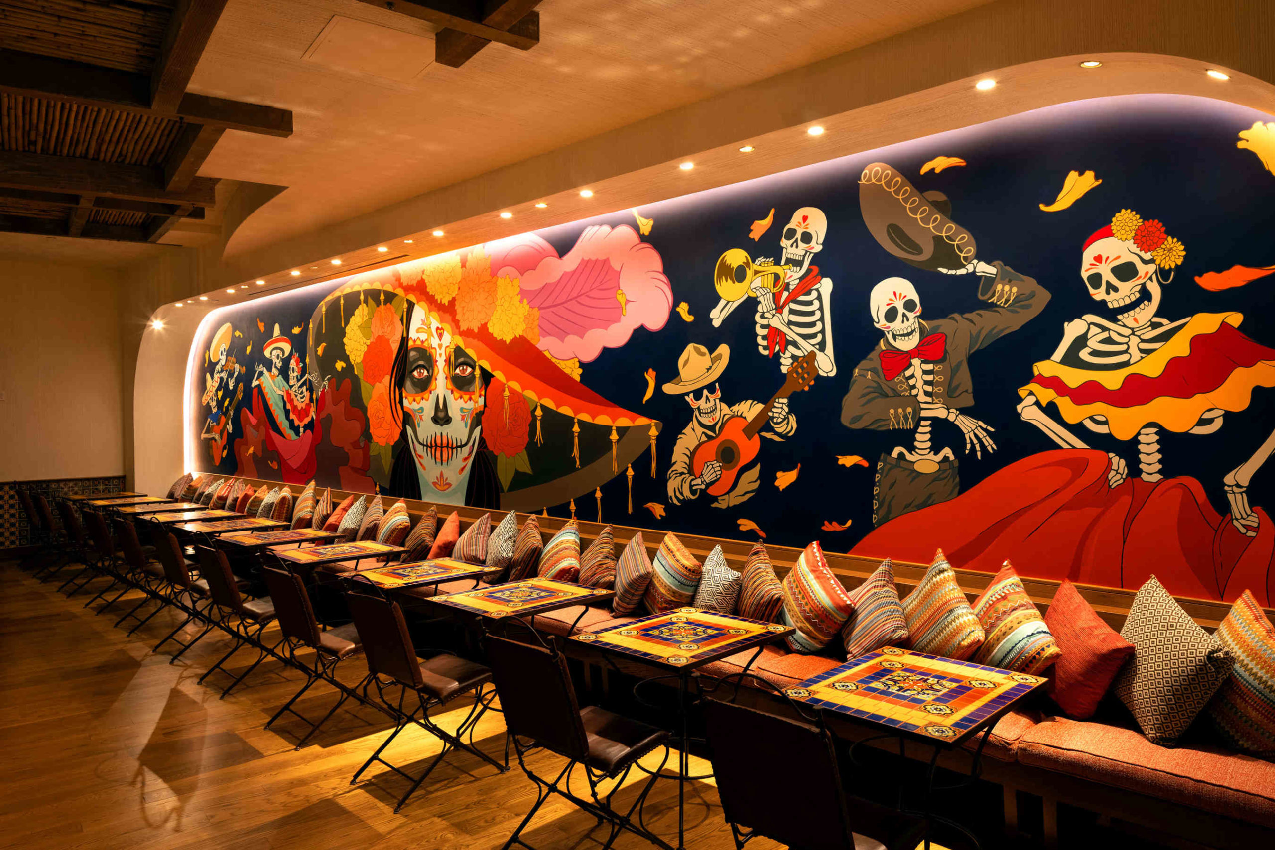 Wall Mural in Las Vegas Mexican Restaurant