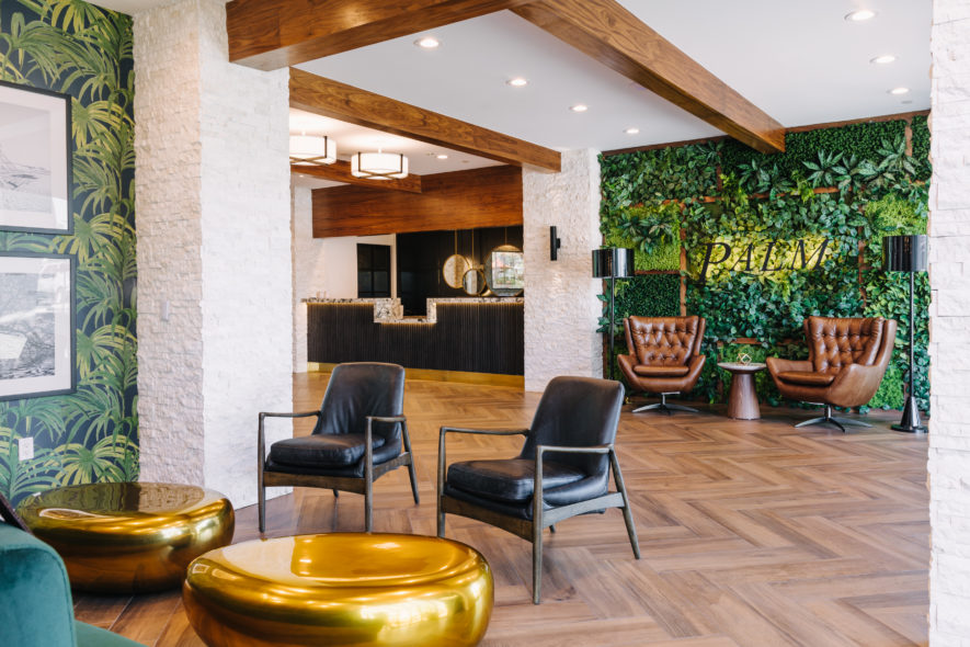 Green Wall for Palm Garden Hotel | TreeScapes & PlantWorks